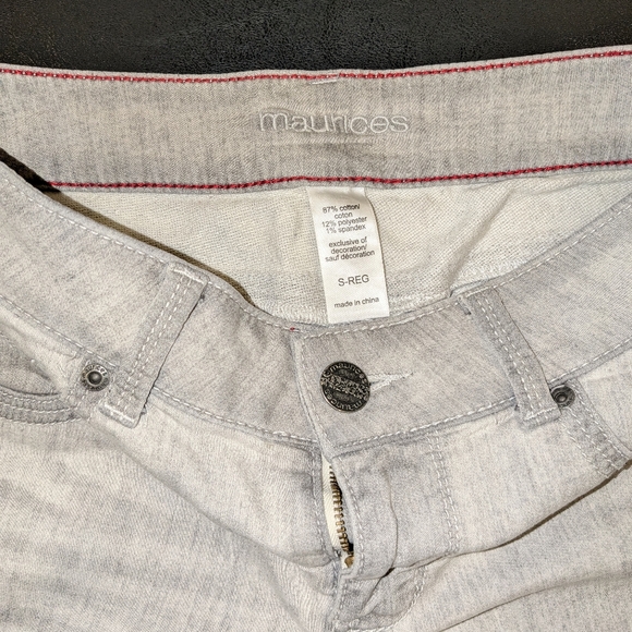 Maurice's Skinny Jeans Ladies Size S-Reg in Gray - Picture 3 of 3